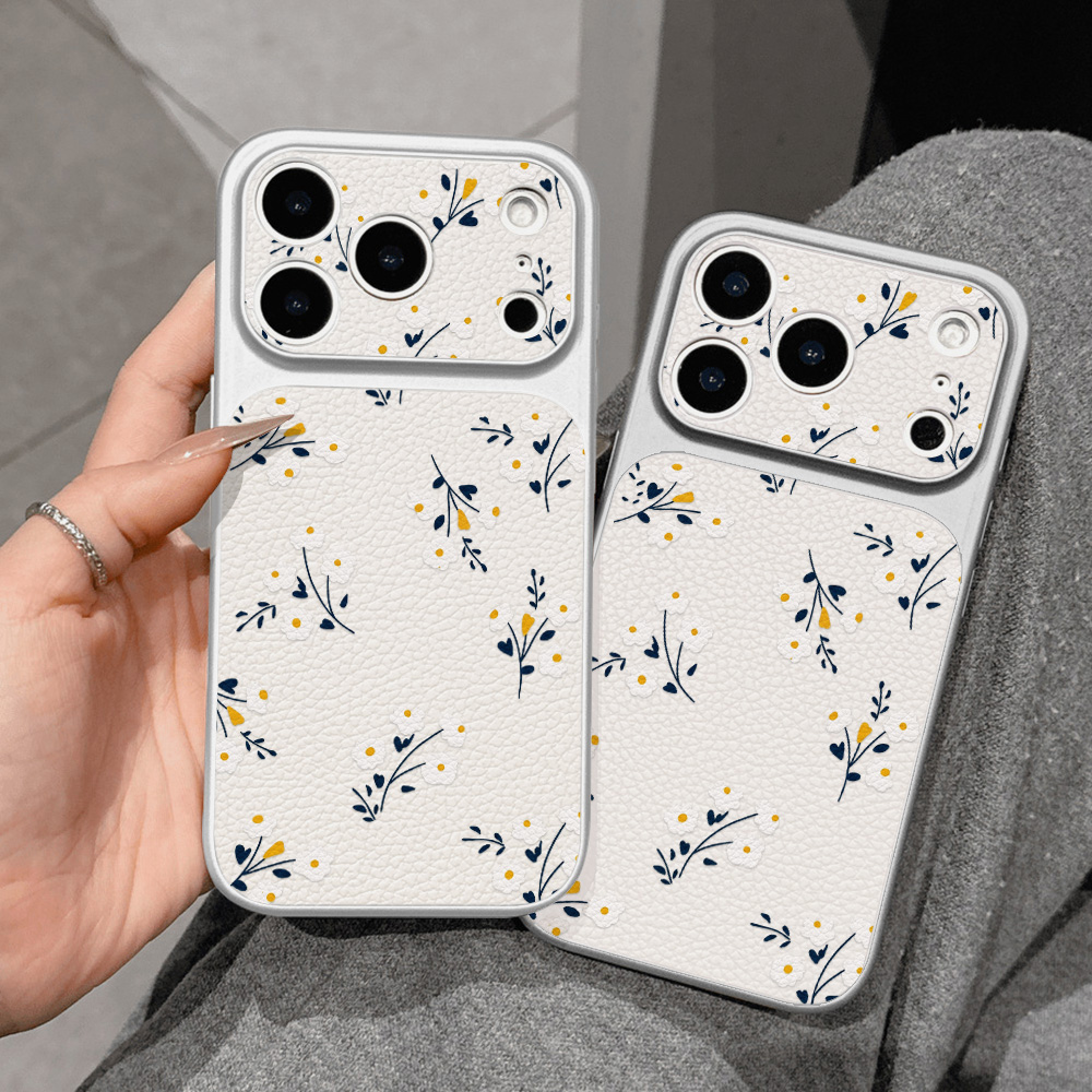 Phone Cases With Camera Cover - Capa de Celular Floral para iPhone