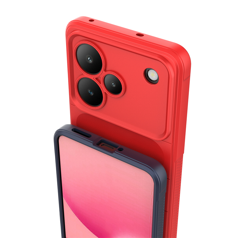 Phone Cases India - Capa de telefone de borracha lisa