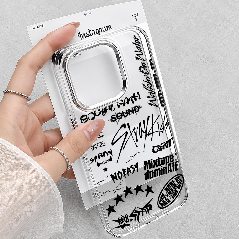 Phone Cases Xr - Capa Transparente Macia Kpop S-Stray K-Kids