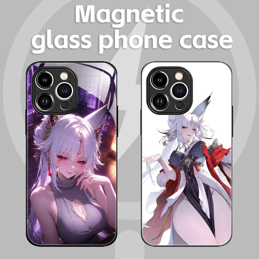 Phone Cases Xr - Capa Magnética de Vidro Wuthering Waves