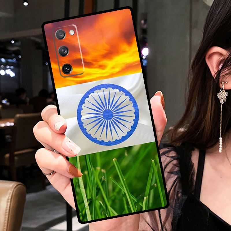 Índia bandeira indiana caso de - Phone Cases India avaliação e preço