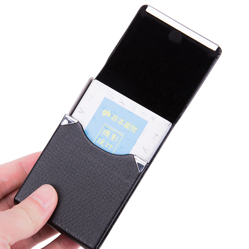 1 pc titular do cartão de visi - Card Holder Slim Case avaliação e preço
