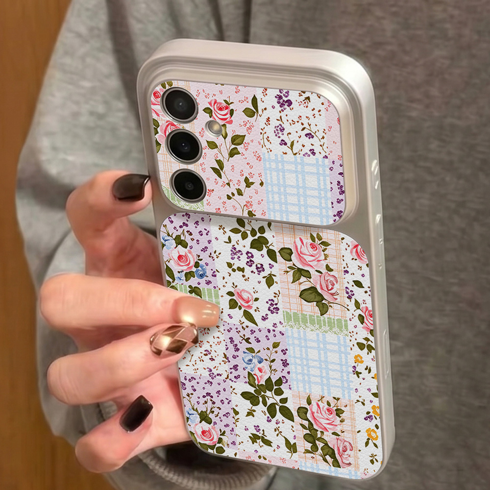 Capa de Celular Floral para iP - Phone Cases With Camera Cover avaliação e preço