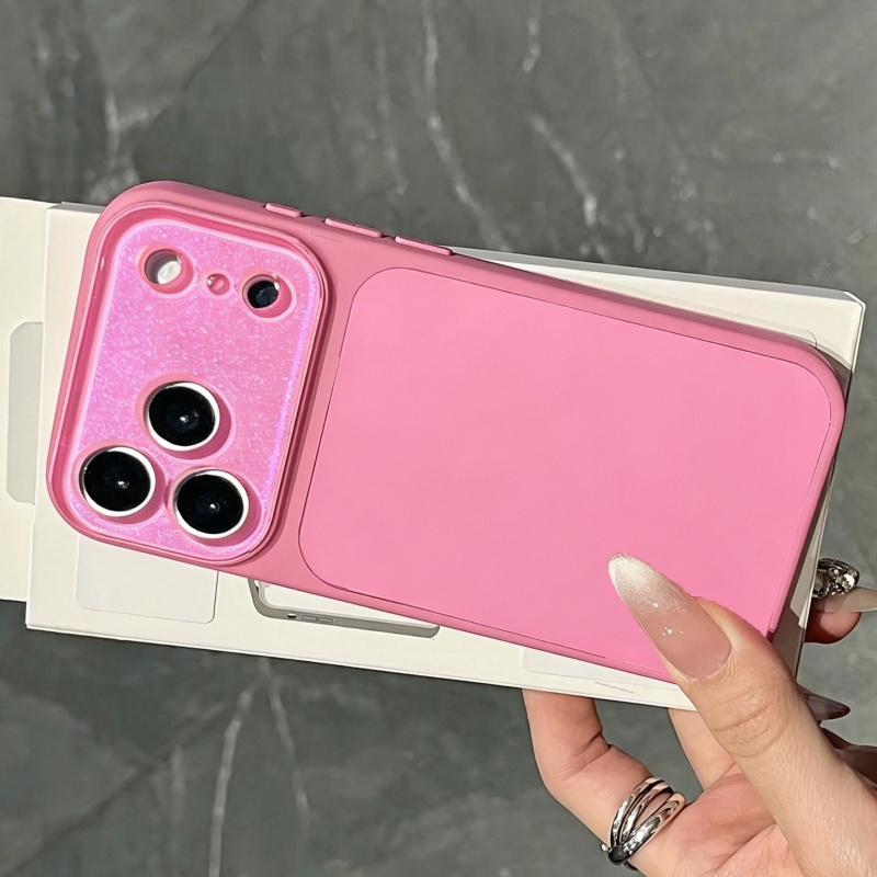 Capa de Silicone Líquido Luxuo - Phone Cases With Camera Cover avaliação e preço