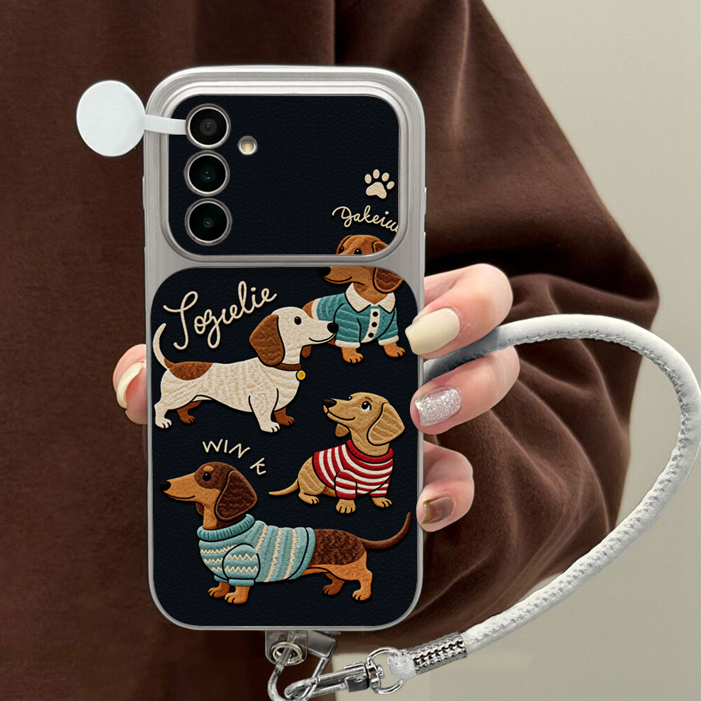 Capa de Celular de Couro Lichi - Phone Cases With Camera Cover avaliação e preço