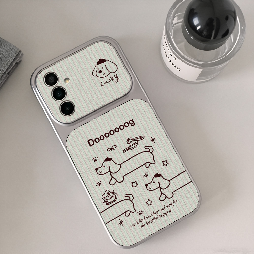 Capa de Celular de Couro Lichi - Phone Cases With Camera Cover avaliação e preço