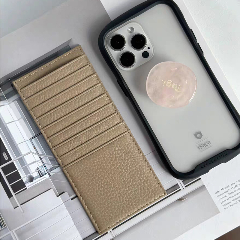 Carteira de couro genuíno para - Card Holder Slim Case avaliação e preço
