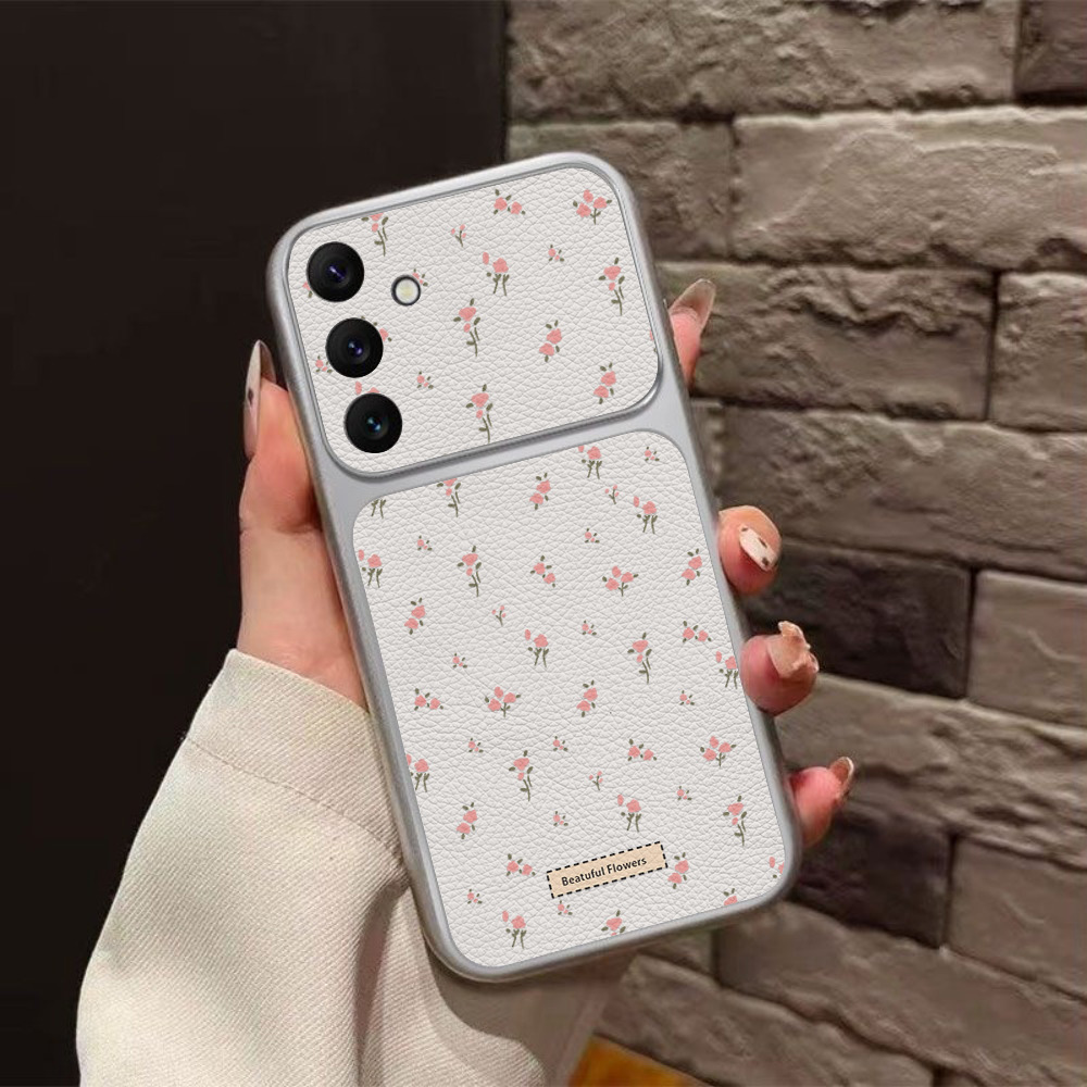 Capa de Couro com Janela para  - Phone Cases With Camera Cover avaliação e preço