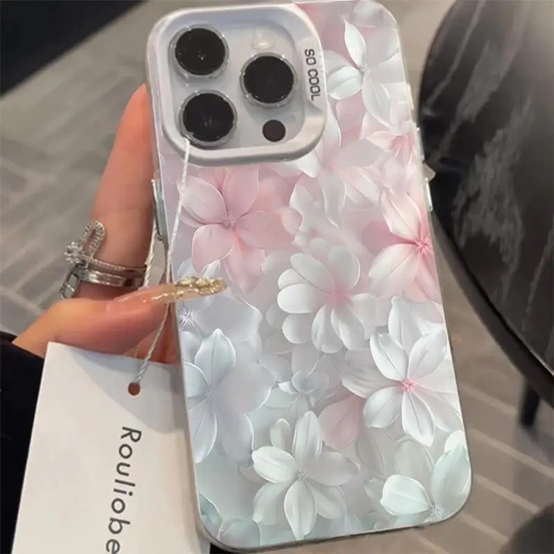Capa Rosa com Estampa Floral p - Phone Cases Durable avaliação e preço