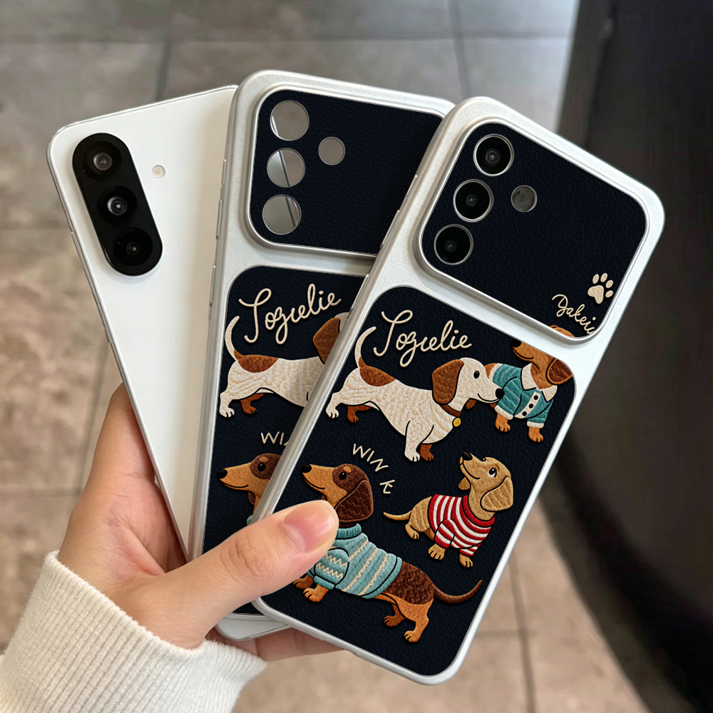 Capa de Couro com Desenho de C - Phone Cases With Camera Cover avaliação e preço
