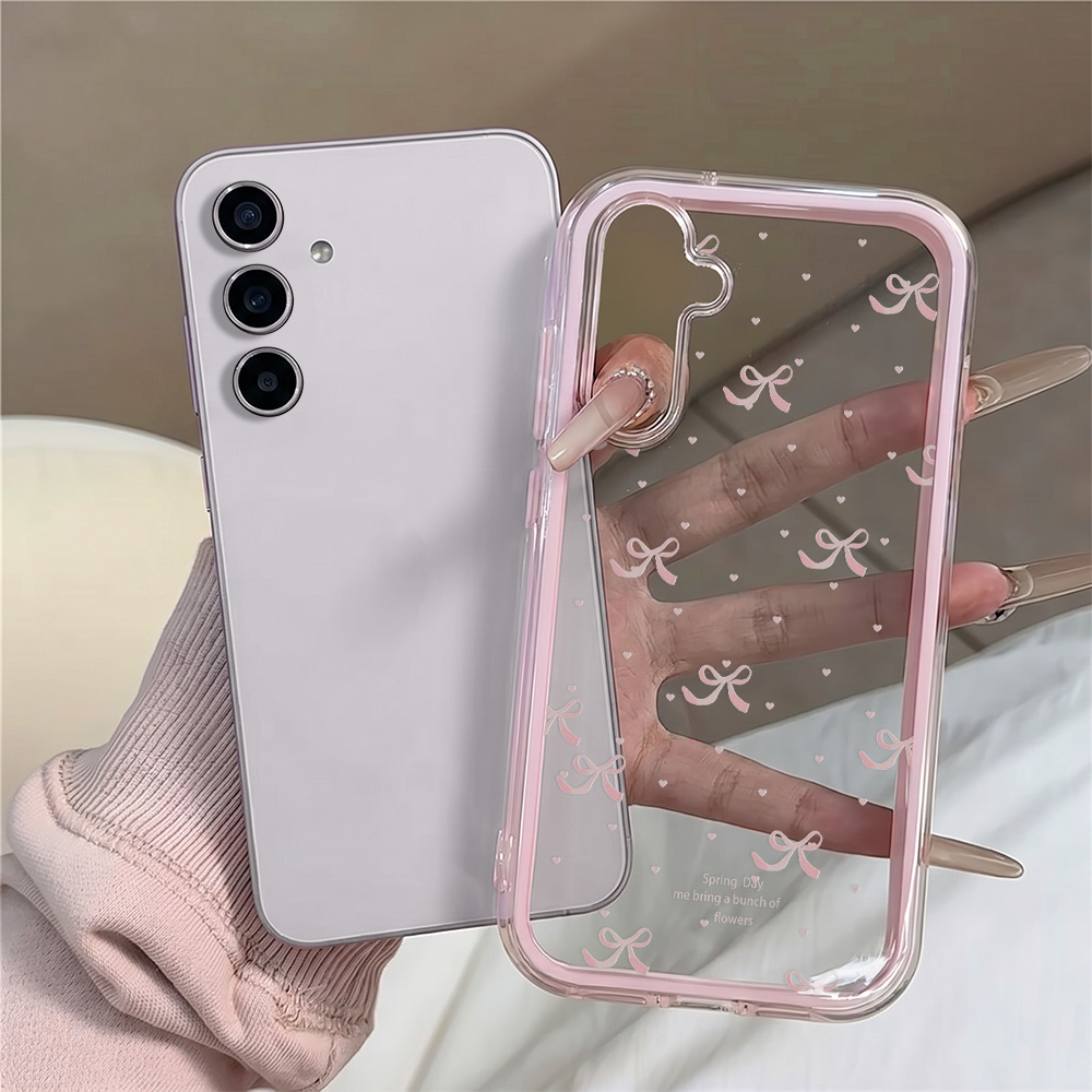 Capa de Telefone Rosa Fofa com - Phone Cases With Camera Cover avaliação e preço