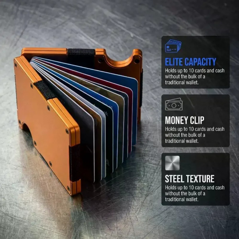 Porta-cartões de alumínio com  - Card Holder Slim Case avaliação e preço