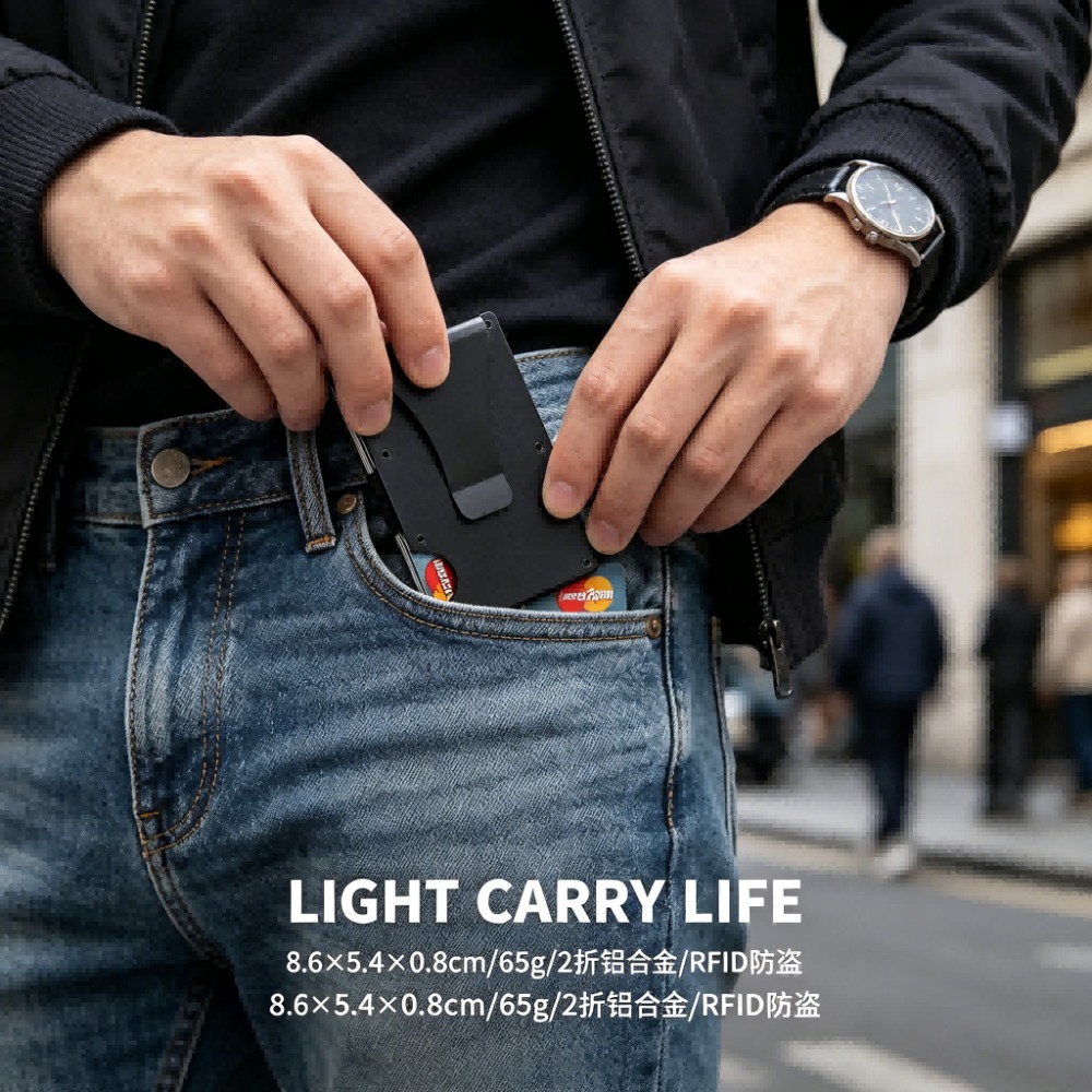 Porta-cartões de alumínio com  - Card Holder Slim Case avaliação e preço