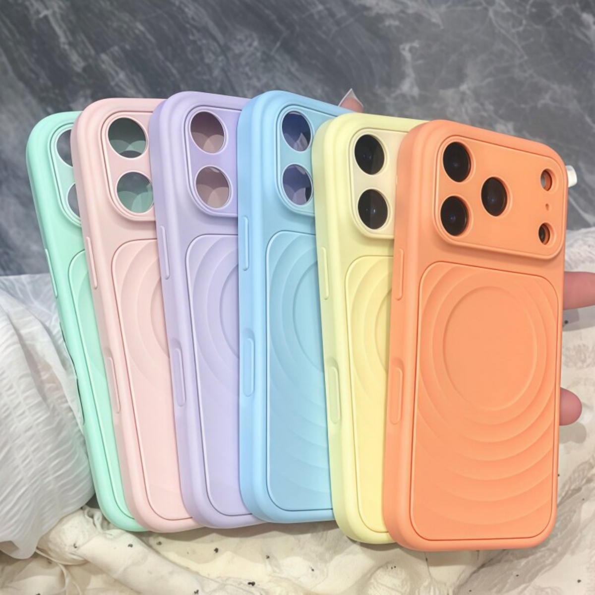 Capa de Silicone Líquido Luxuo - Phone Cases With Camera Cover avaliação e preço
