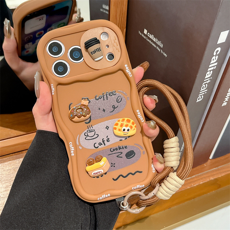 Capa de Telefone 3D em Forma d - Phone Cases With Camera Cover avaliação e preço
