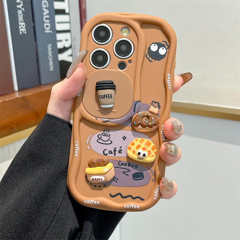 Capa de Telefone 3D em Forma d - Phone Cases With Camera Cover avaliação e preço